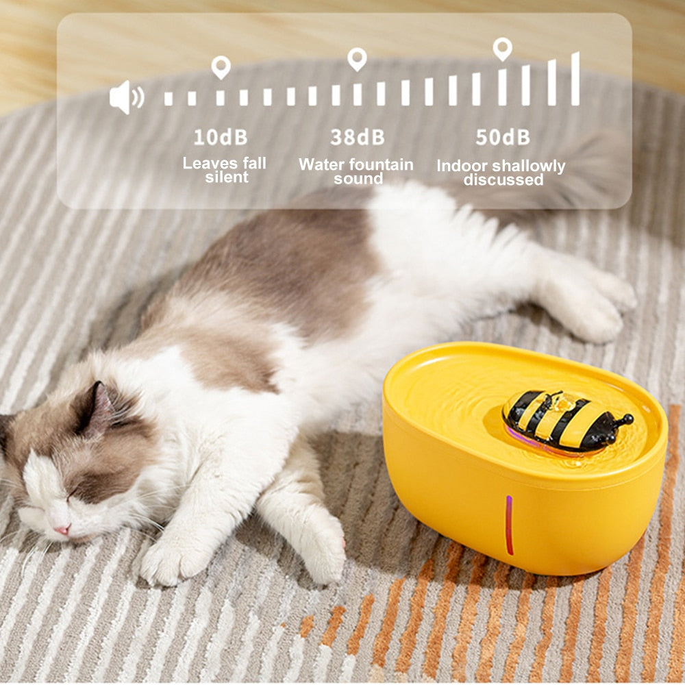 Skanto | Honey Flow Pet Automatisk Vannfontene