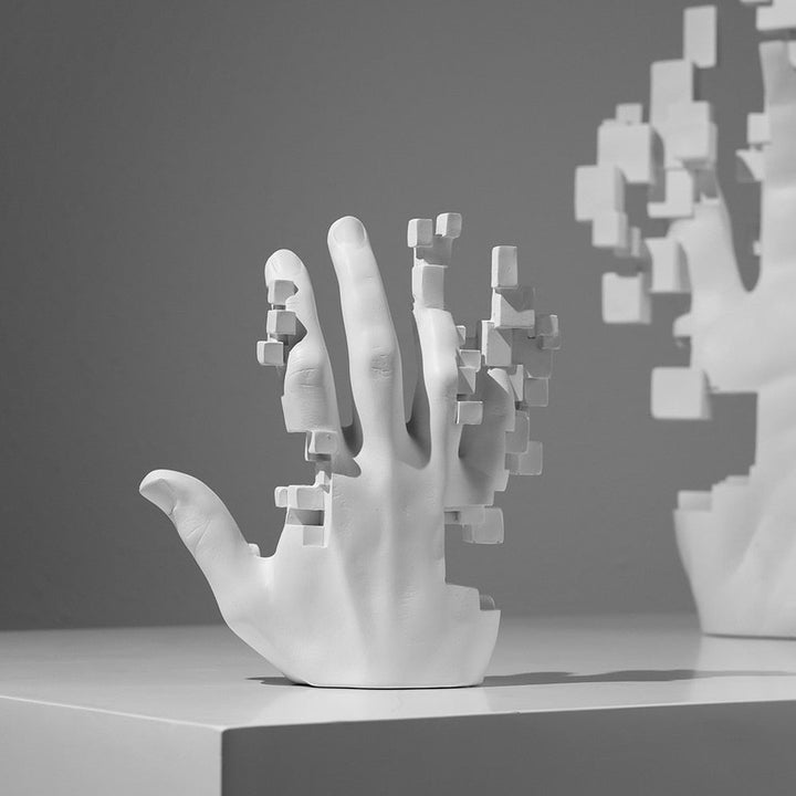 Moderne Kunstneriske Berøringer Hånd Statue Dekor | Skanto