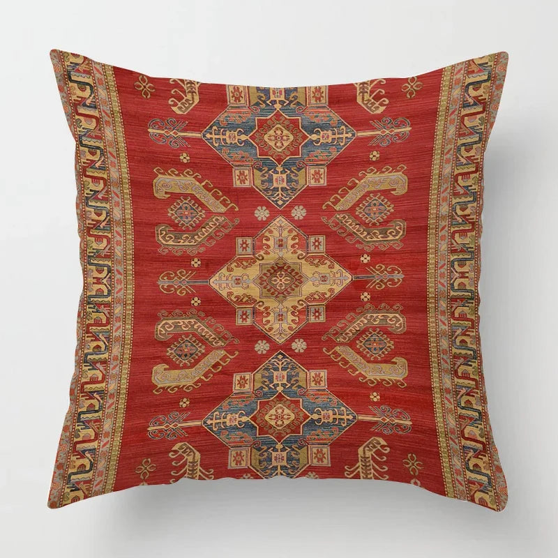 Marokkansk putevar med orientalsk mønster – Dekor for stue og kontor, høy kvalitets putevar i boho stil for sofa og sitteområde