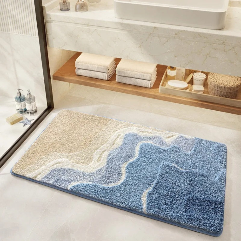 Skanto | Seaside Footprint Pattern Badmatte