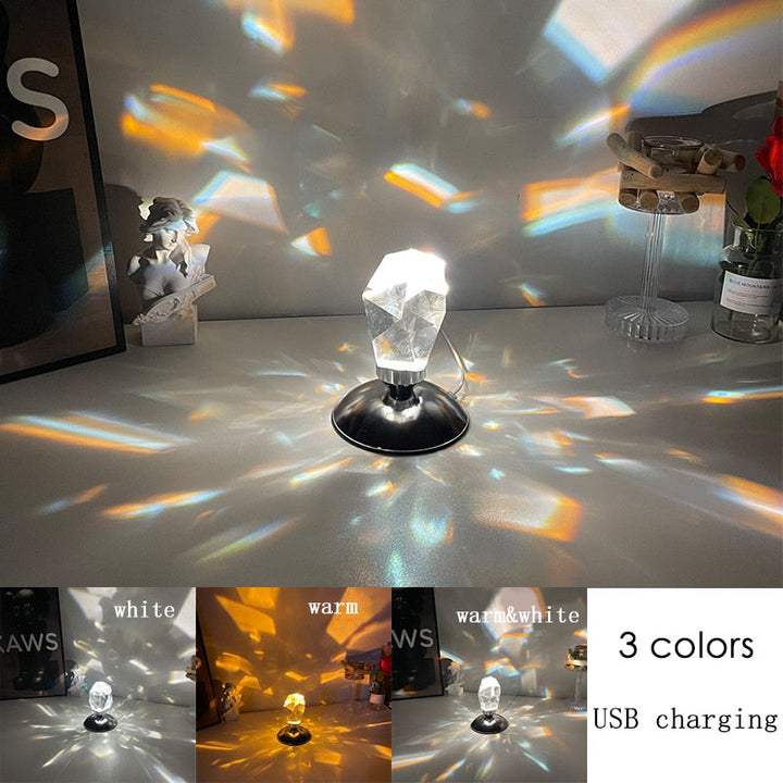 Skanto | Luksus Krystall Stein Atmosfære Lampa