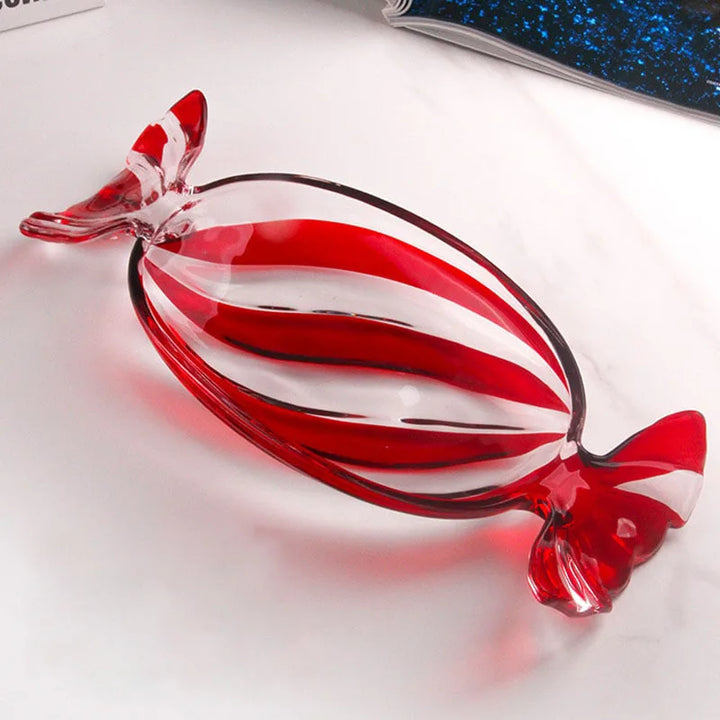 Candy-formet glass snacktallerken | Skanto