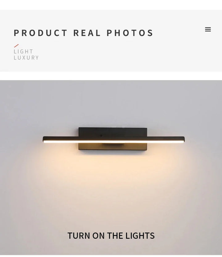 Skanto | AuroLite Justerbar LED Vegglampe | 330° Svingbar | Moderne Design for Soverom & Stue | Aluminium