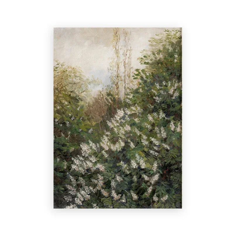 Classic Vintage Summer Landscape Fine Art Canvas Prints Gallery Wall Art Pictures for Living Room Dining Room Bedroom Art Decor | Skanto