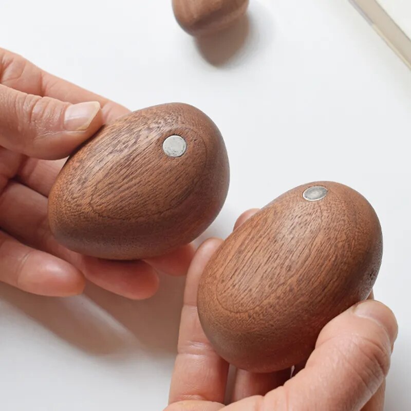 Zen Wood Stone Shape Dekor