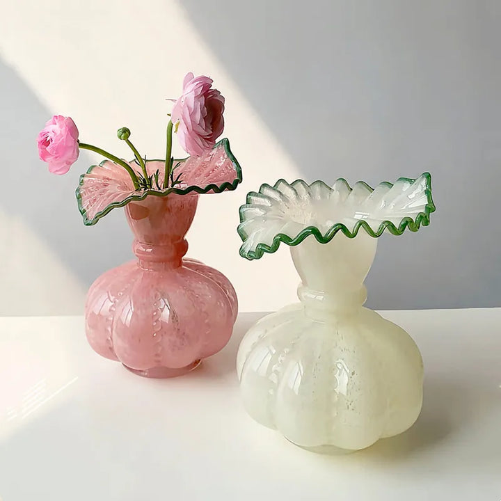 Glass Pumpkin Vase | Skanto