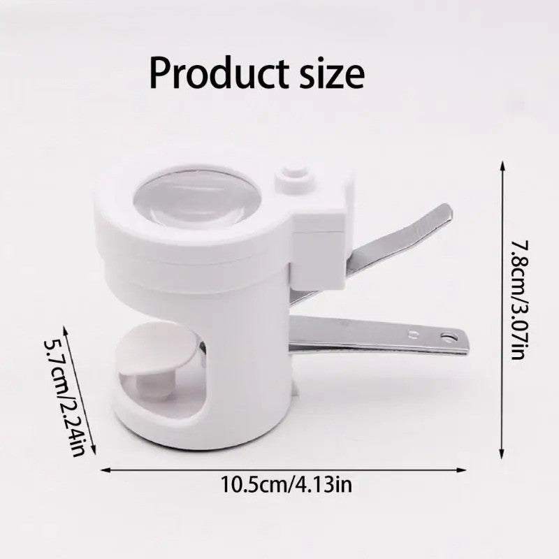 Skanto | Ultra Zoom LED Profesjonell Enkle Neglesaks