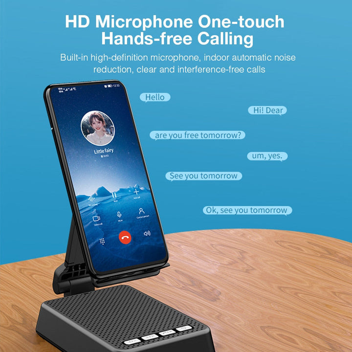 Skanto | Universell Foldbar Bluetooth Høyttaler Telefonholder