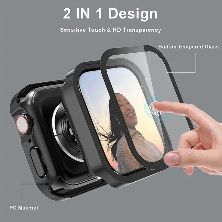 Pinnacle Premiere Apple Watch skjermbeskyttelsesdeksel
