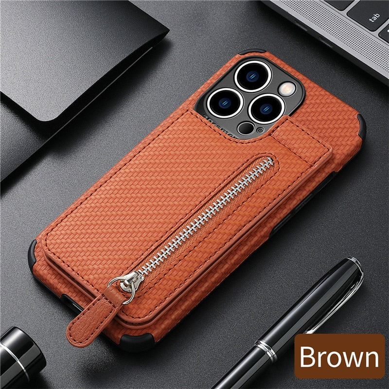 Skanto | Zip Zip Elegance Lommebok iPhone Etui
