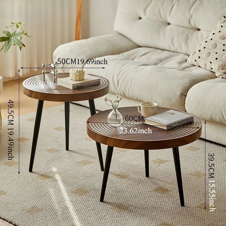 Skanto | Rundt Trekaffebord Japansk Design Tebord Stue
