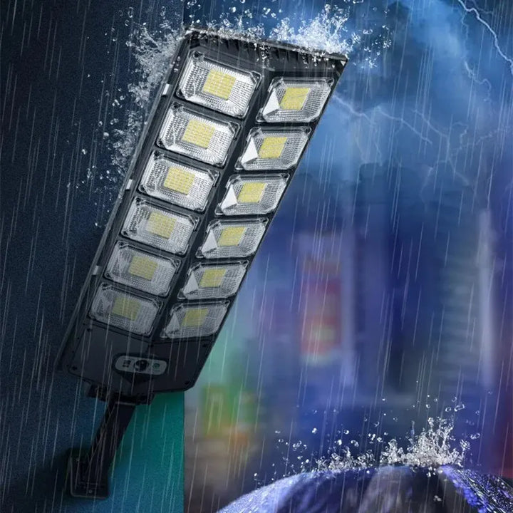 Skanto | Solarlampe med bevegelsessensor og fjernkontroll Hagebelysning
