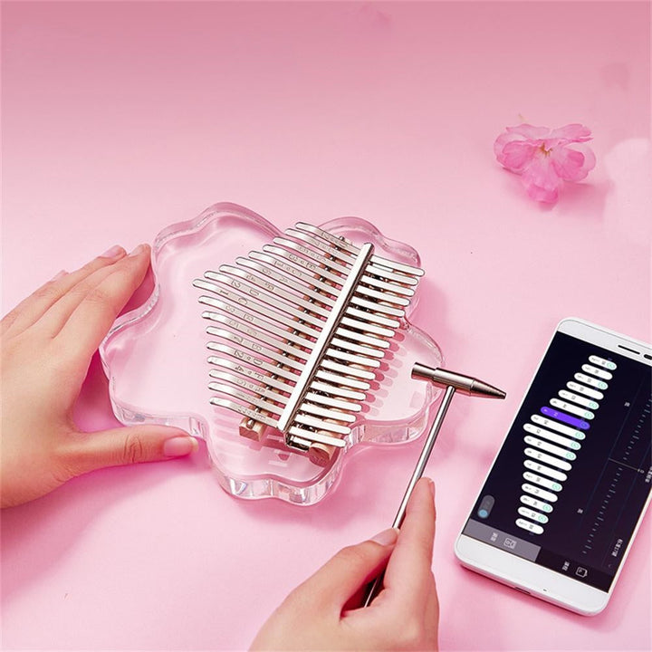Skanto | Cherry Blossom Kalimba Akryl Tommel Piano