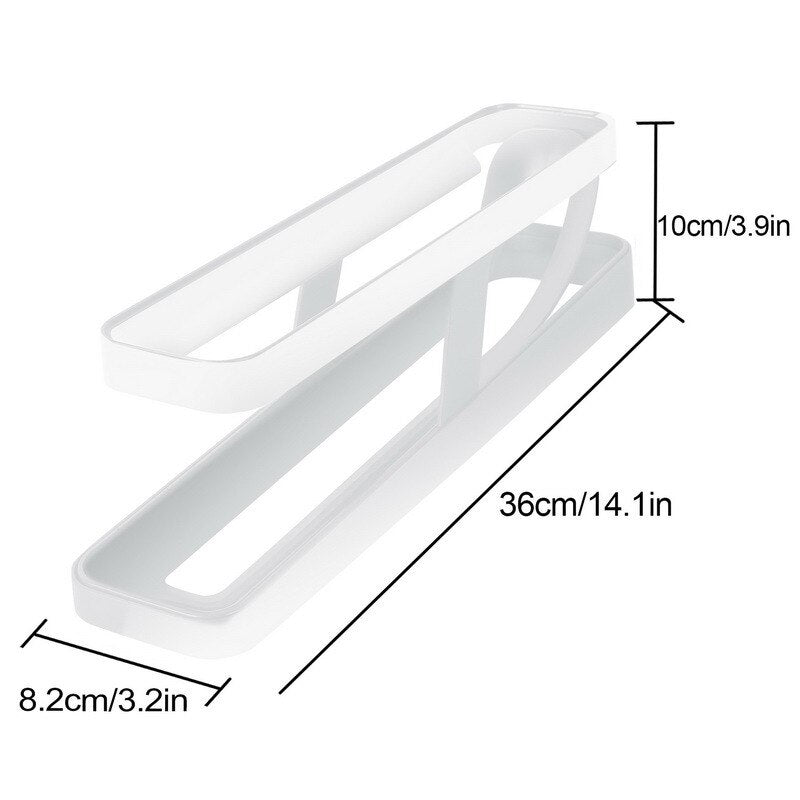 Skanto | Automatisk Egg Rullende Holder Organizer Stativ