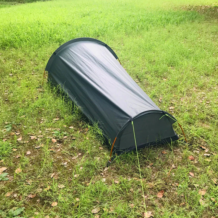 Skanto | Trekvento SoloShield Ultralett Enkeltelt | Vanntett & Vindstøtende | Med Aluminiumstenger & Lagringspose | For Fotturer, Turer & Camping