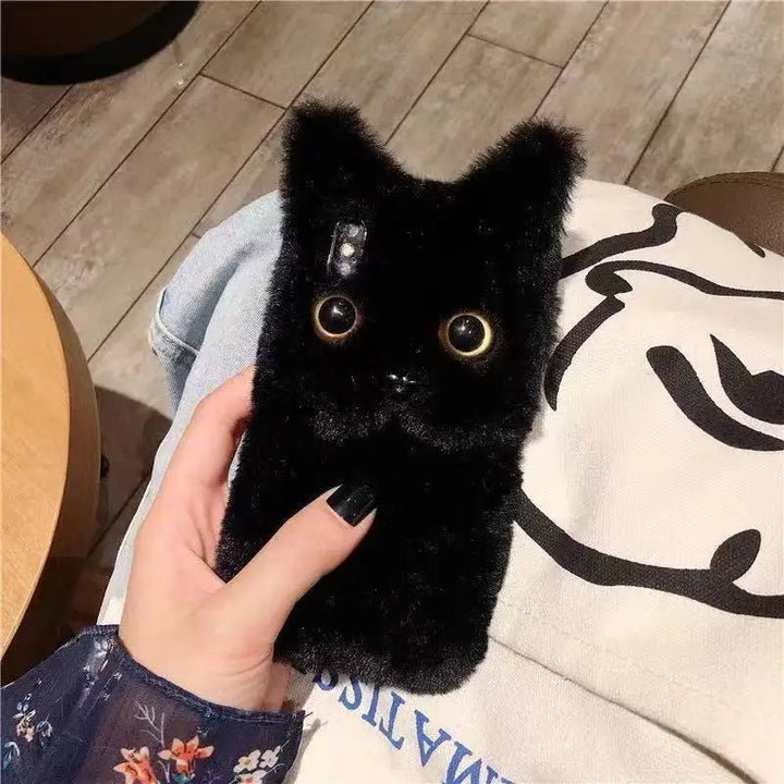 Skanto | Fluffy Cat Varm Pels Fluffy iPhone Deksel