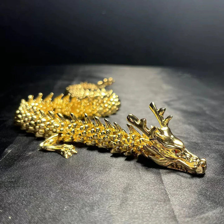 Mystiske vekter 3D messing drage hjemdekor