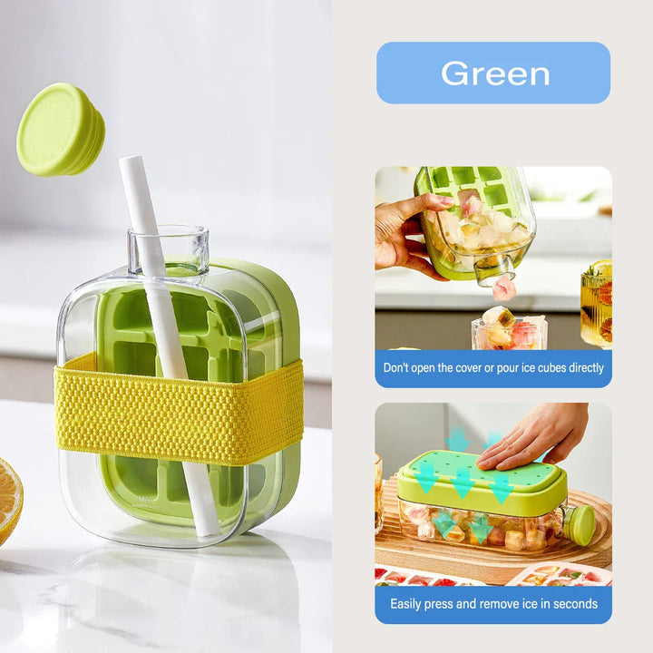 One Touch Ice Maker Beverage Bottle | Skanto