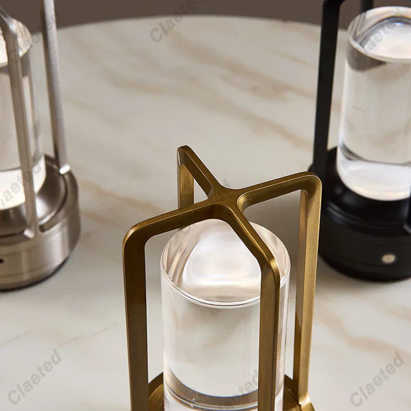 Skanto | Oppladbar Trådløs LuxuryGlow Bordlampe - Elegant Trådløs Lampe for Enhver Stemning