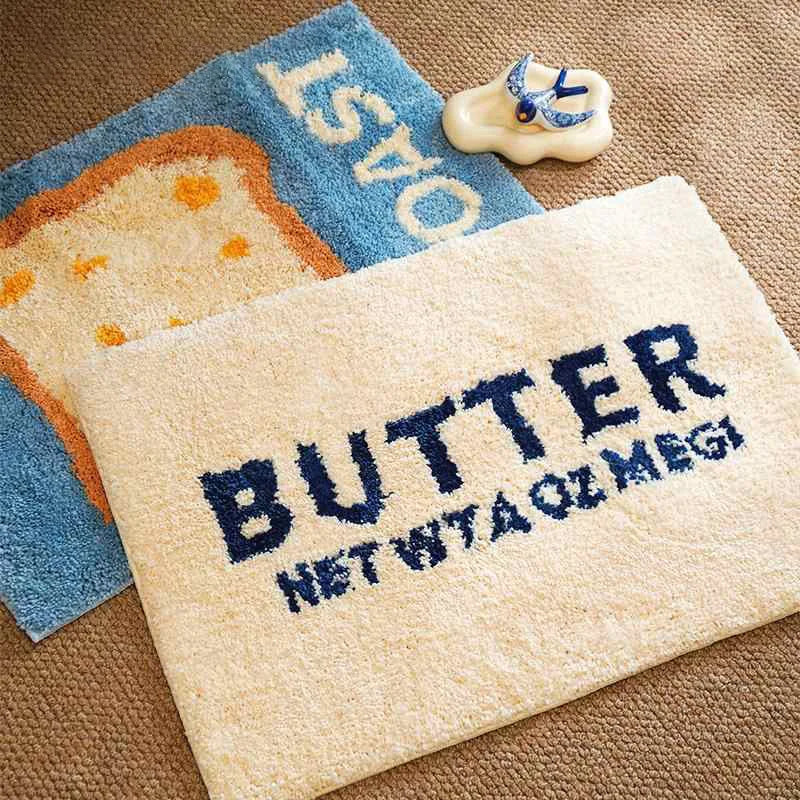 Butter Toast Tuftet Mat | Skanto