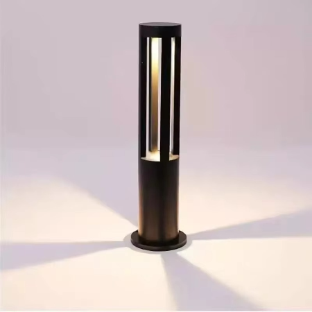 Skanto | Utendørs LED-pollerlys - Elegant svart hagebane- og plenbelysning