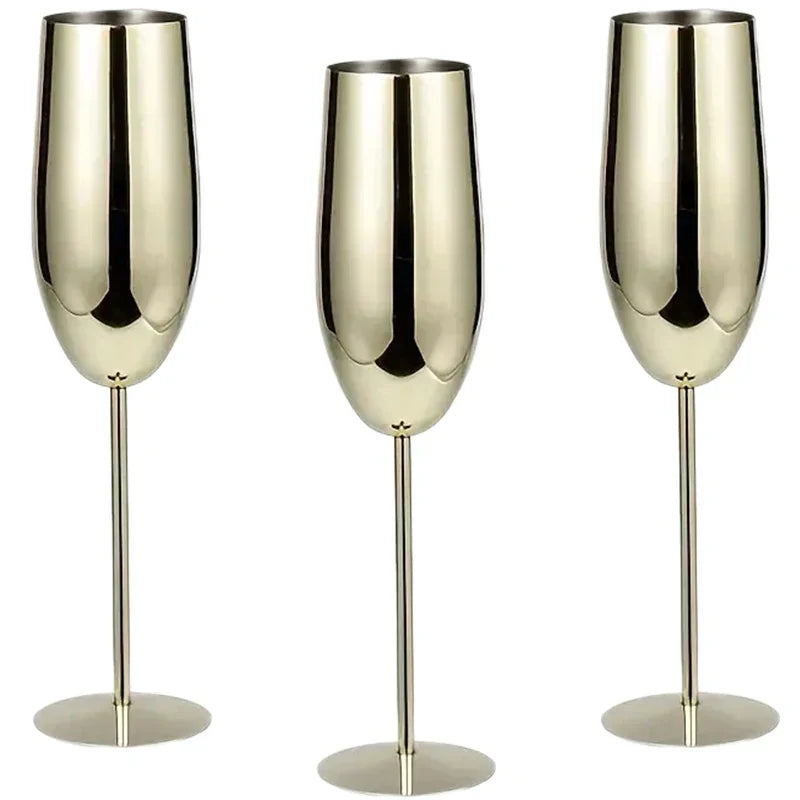 Skanto | Rustfritt glass (Sett med 6)