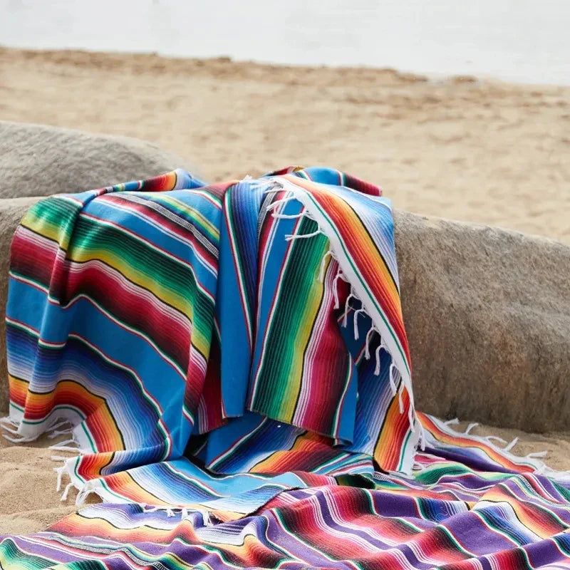 Skanto | Fargerik meksikansk serape-teppe