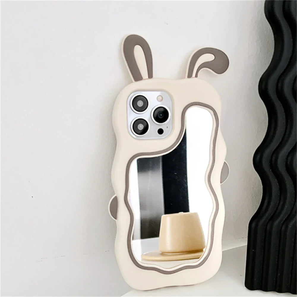 Skanto | Rabbit Ear Make-Up Speil iPhone Deksel