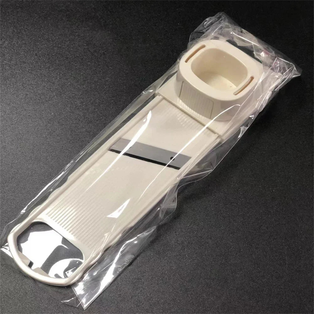 Norvo | GarliChef Hvitløkshakkere 2-i-1 | Rivjern & Skiver | Manuell Hvitløkspress med Rustfritt Stålblad | Oppvaskmaskin Sikker | 23×5,5 cm