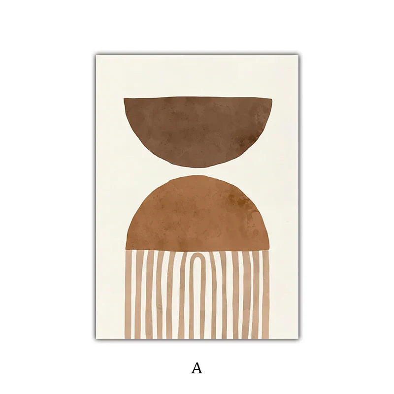 Simple Nature Floral Landscape Gallery Wall Art Fine Art Canvas Prints Minimalist Nordic Pictures for Living Room Scandinavian Home Decor | Skanto