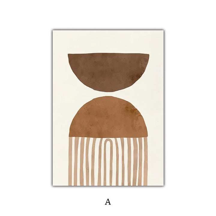Simple Nature Floral Landscape Gallery Wall Art Fine Art Canvas Prints Minimalist Nordic Pictures for Living Room Scandinavian Home Decor | Skanto