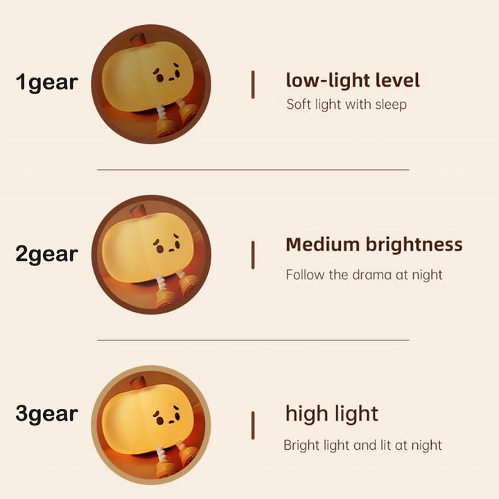 Skanto | Liten Pumpkin Touch Sensor LED Lampe