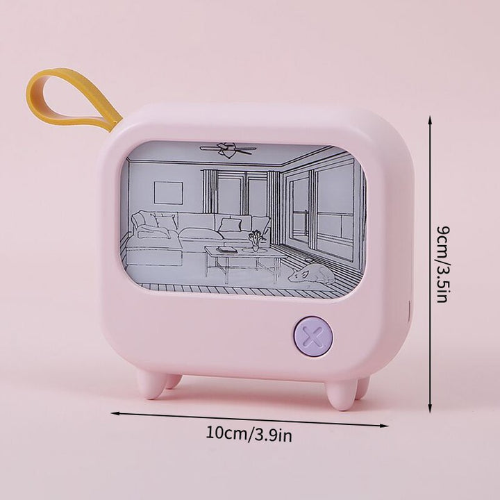Skanto | Mini Art TV Maleri Dekor Nattlampe