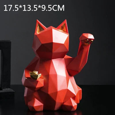 Skanto | Nordisk Stil Geometrisk Lykke Katt