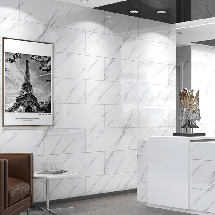 Skanto | Elegant Selvklisende Marmor PVC Gulvfliser