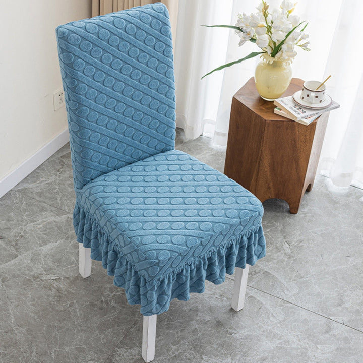 Skanto | Seraphine Pr präglert oval strikket spisestoltrekk
