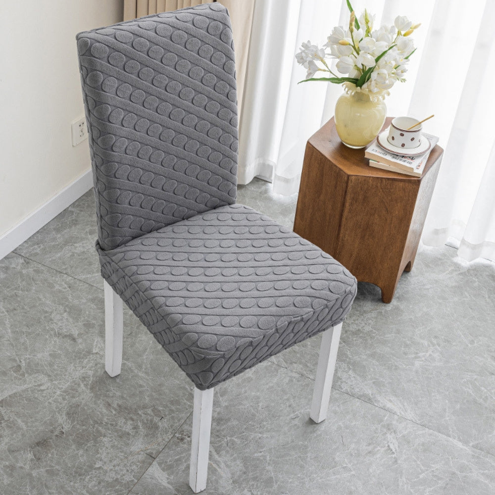 Skanto | Seraphine Pr präglert oval strikket spisestoltrekk