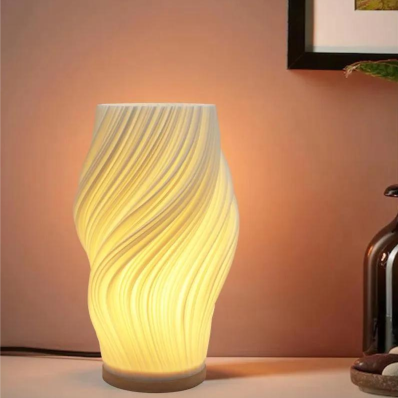 Skanto | Dimmbar bølgete designlampe Moderne