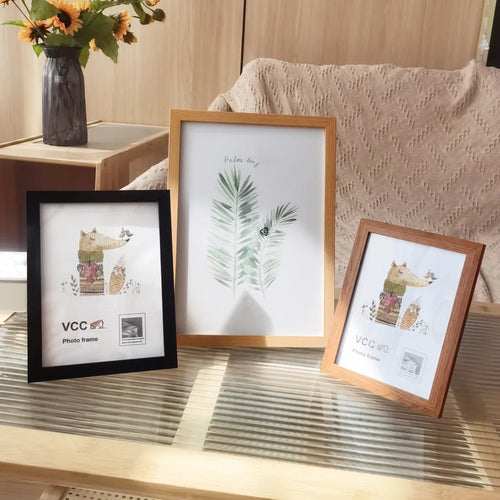 Sett av 5 stykker tre rammer for lerretsutskrifter bilder veggkunst rammer 10x15cm 15x20cm 5x7 tommer A4 21x30cm 20x25cm nordiske bilderammer | Skanto