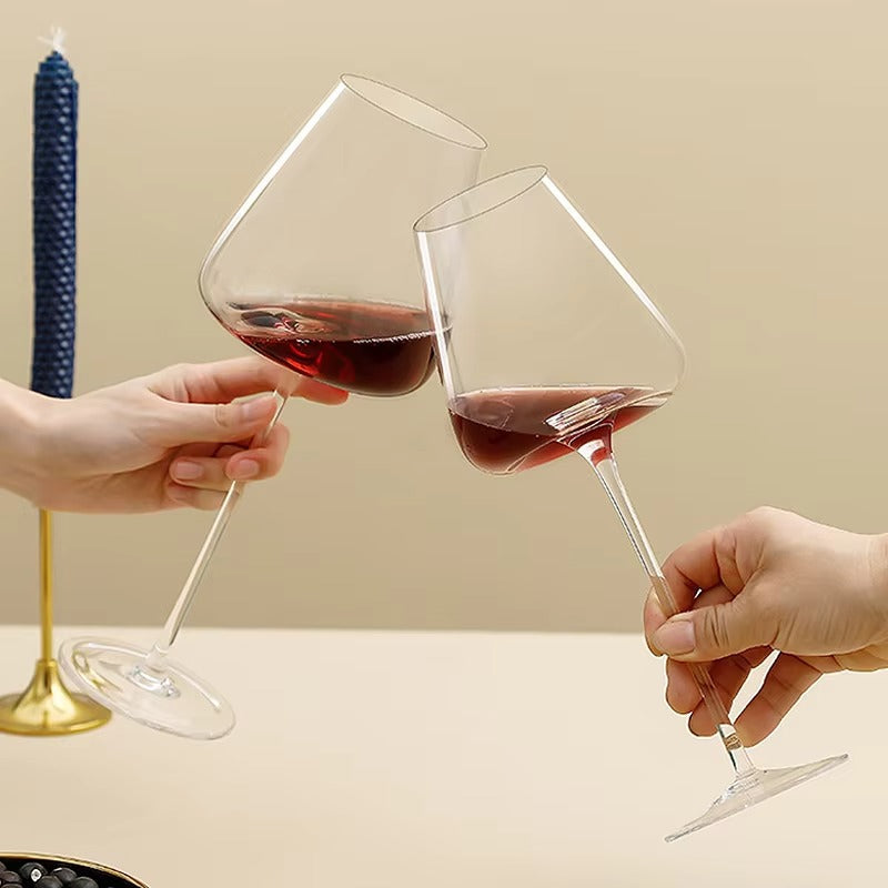 Sett med 2, 4 og 6 Håndlagde Krystallvins- og Champagneglass - 4 Størrelser | Skanto