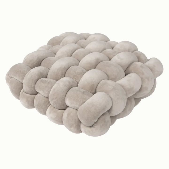 Chunky Woven Knot Cushion | Skanto