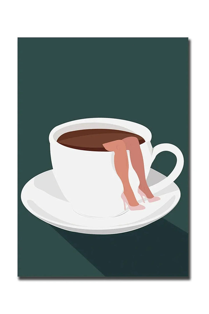 Skanto | God Morgen Kaffe Lerret Plakat