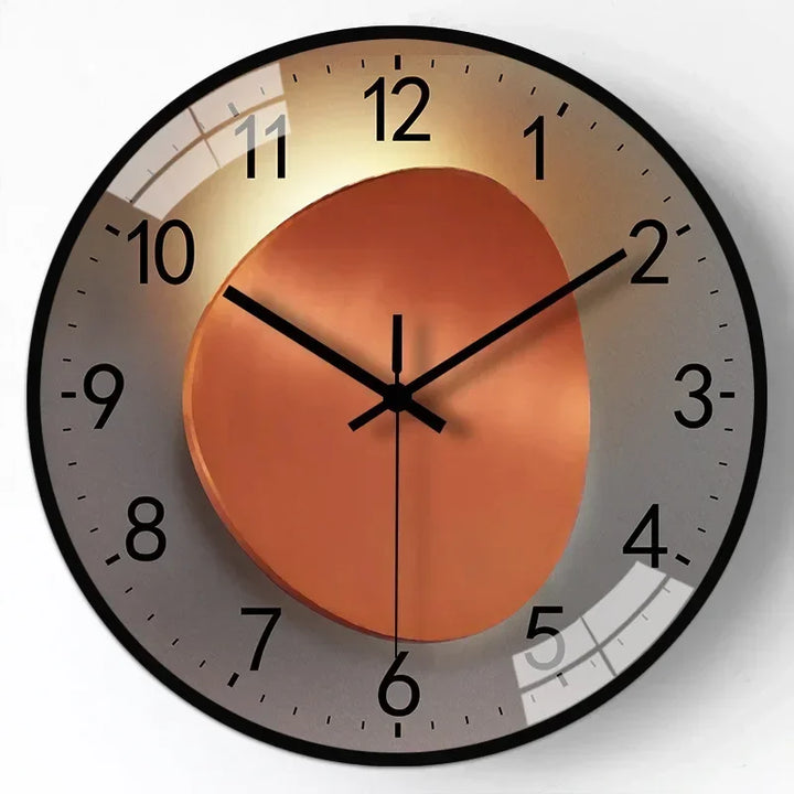 Skanto | SilentTime – Digital Veggklokke i Klassisk Stil