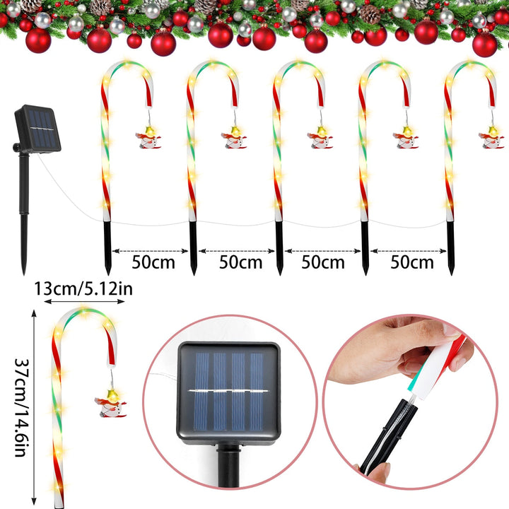 Skanto | Candy Cane Lane LED Solar Lampe