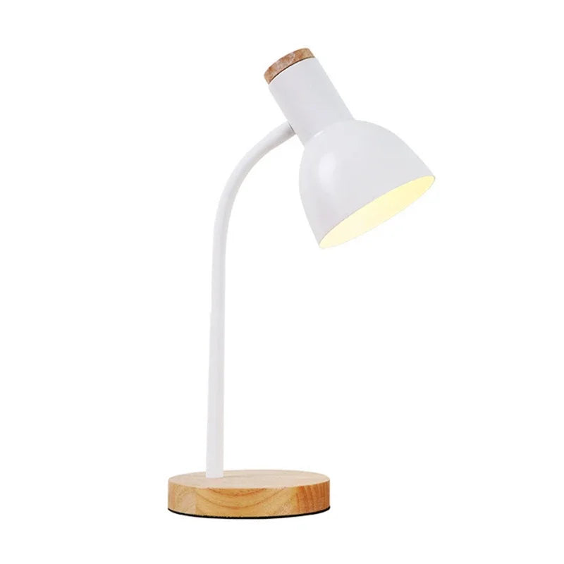 Skanto | Høst og vinter belysning | Nordisk kreativt trekunst jern LED skrivebordslampe - Moxie