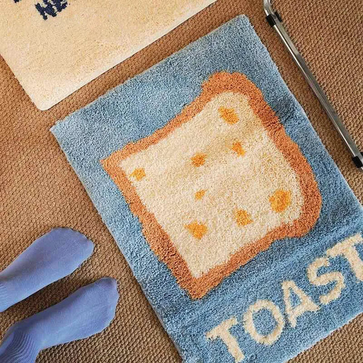 Butter Toast Tuftet Mat | Skanto