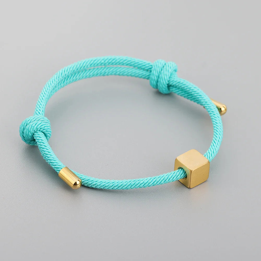 Skanto | Justerbare Par Boks Bokstav Initialer Armbånd