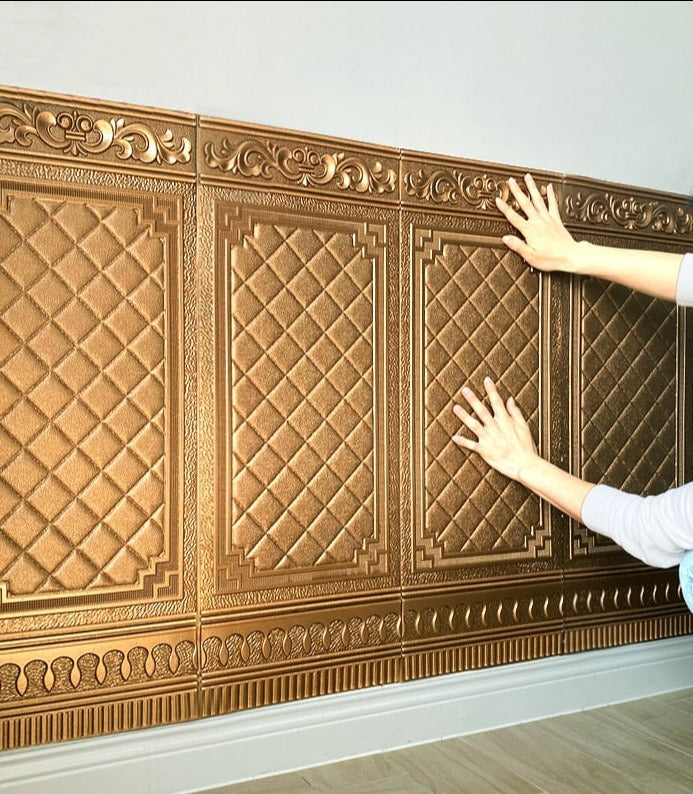 3D Selvlimende Antikk Akents Veggklistremerke | Skanto