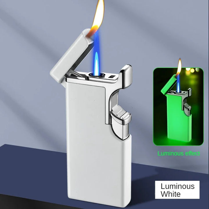Metal Double Fire Jet Butane Lighter | Skanto