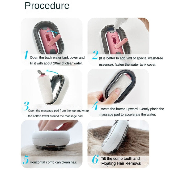 Skanto | Sticky Fresh Fur Pet Water Cleaning Brush